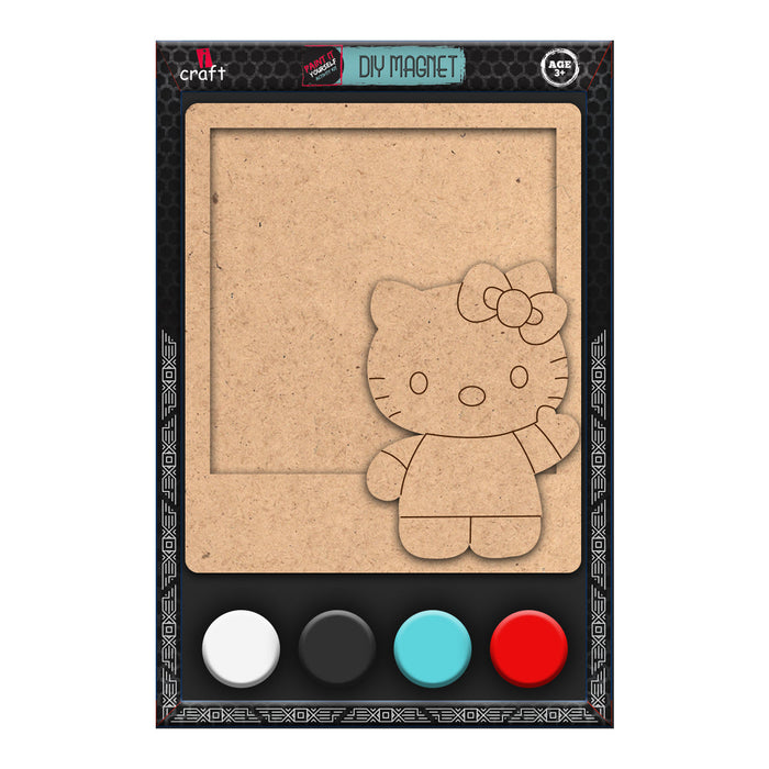 iCraft DIY Magnet Kit – “Cute Kitty Photo Frame” Design