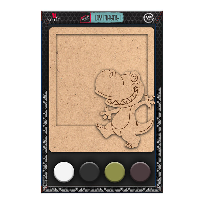 iCraft DIY Magnet Kit – “Dino Photo Frame” Design