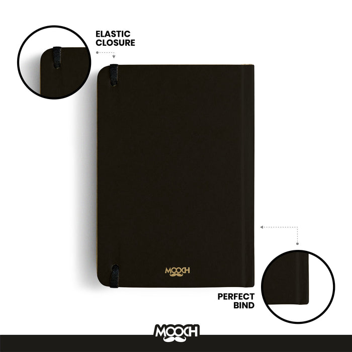 Mooch Design Studio “Don’t Touch My Shit” Handcrafted Diary – A5 | Indian Khaki Paper