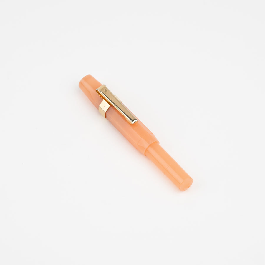 kaweco-frosted-sport-fountain-pen-orange-front-view