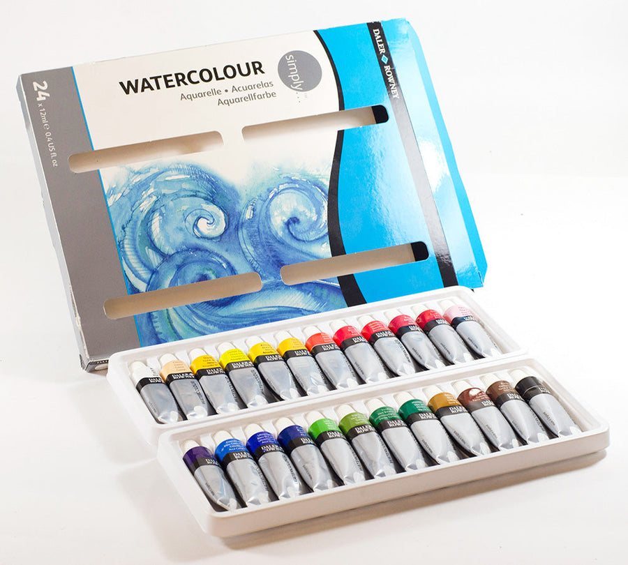 Daler-Rowney Simply Watercolour Set - 24