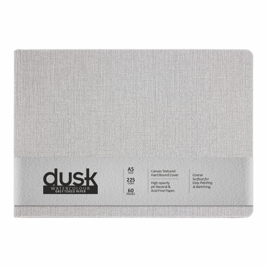 Anupam - Dusk Watercolour Gray Toned Paper Sketch Book A5/225GSM