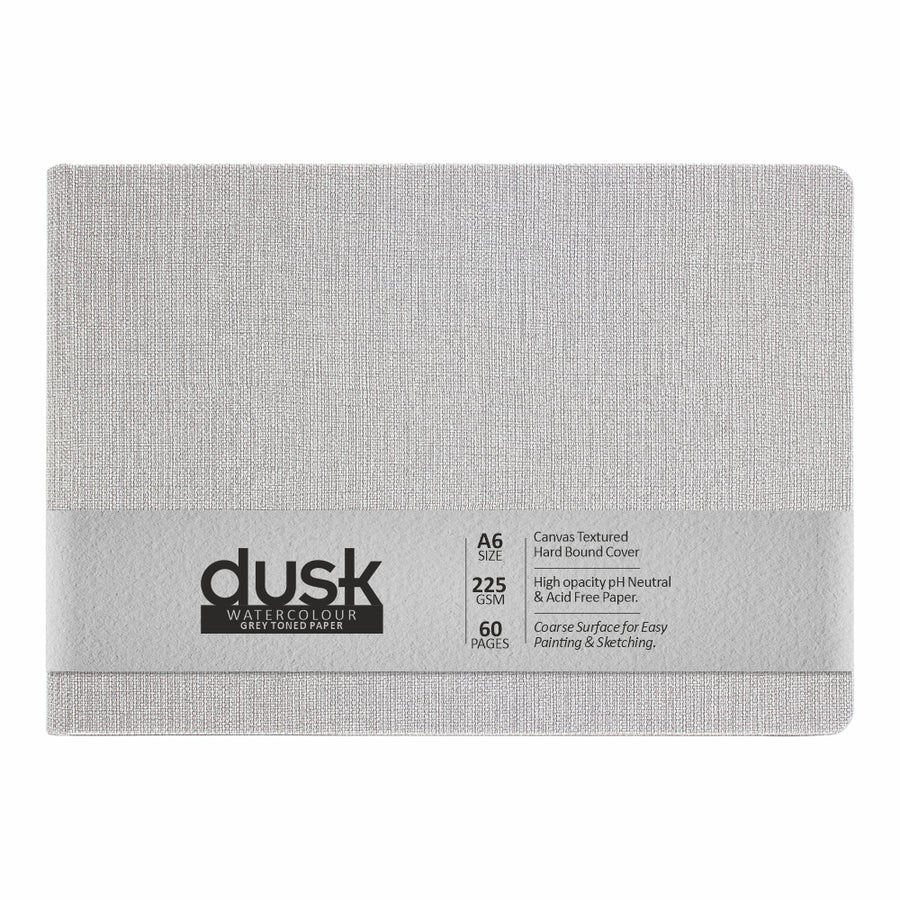 Anupam - Dusk Watercolour Gray Toned Paper Sketch Book A6/225GSM