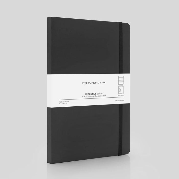 myPAPERCLIP Executive Series Notebook – Large | Black