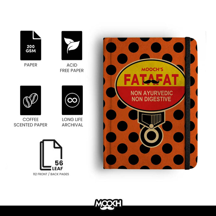 Mooch Handmade Diary “Fatafat” – A6