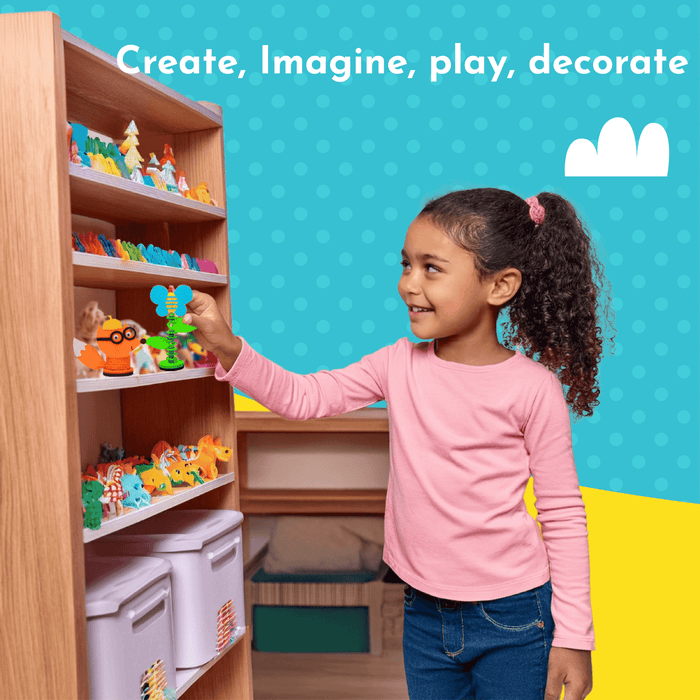 Kalakaram Stack & Sprout Felt Garden | DIY Stacking Craft Kit