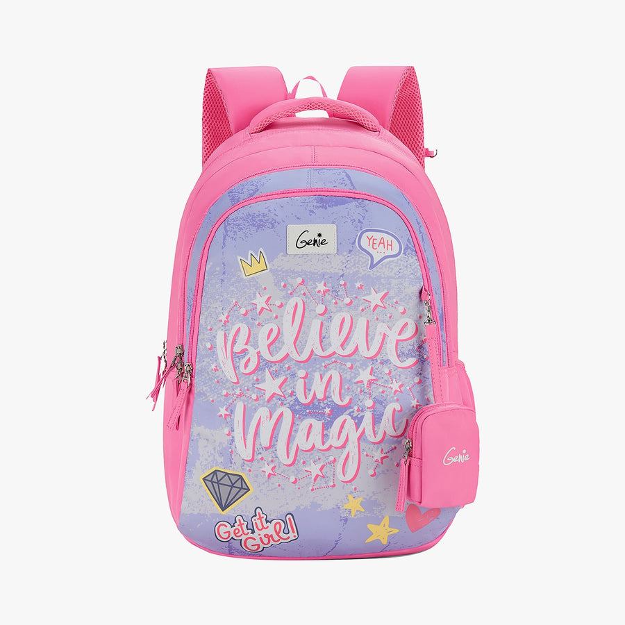 Genie - Magic 36L School Backpack - Pink
