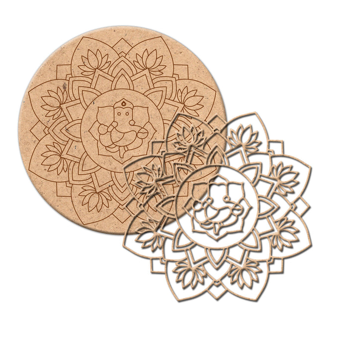 iCraft DIY Mandala Art Kit – Ganesh Mandala | Festive Home Decor