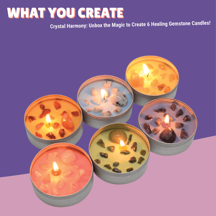 Kalakaram Gemstone Candle Making Kit