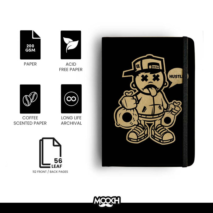 MOOCH – HUSTLE A5 Plain Diary | Buff Cartridge | 120 GSM