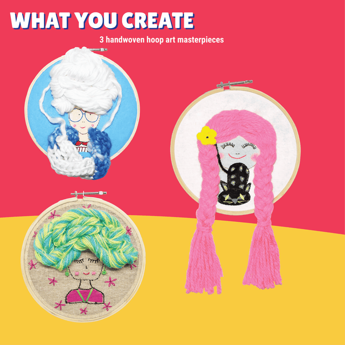 Kalakaram Hoop Art Kit | DIY Embroidery Craft Set