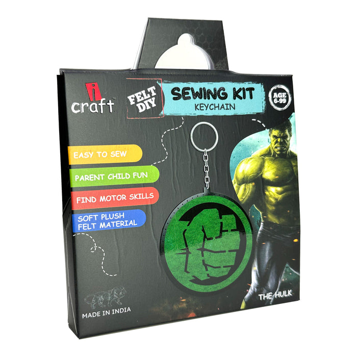iCraft DIY Felt Keychain – The Hulk