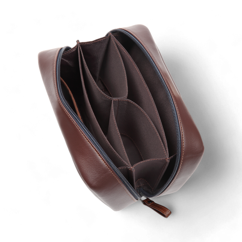 ELAN – Foam Tech Pouch – Compact Organizer for Cables, Chargers & Accessories (Brown)