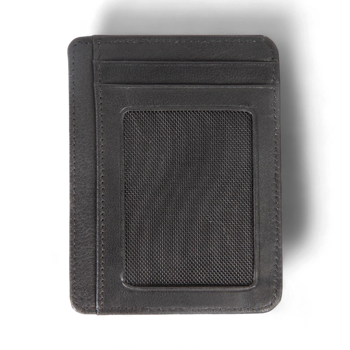 ELAN – Executive Basic Card Holder | Black Nappa Leather