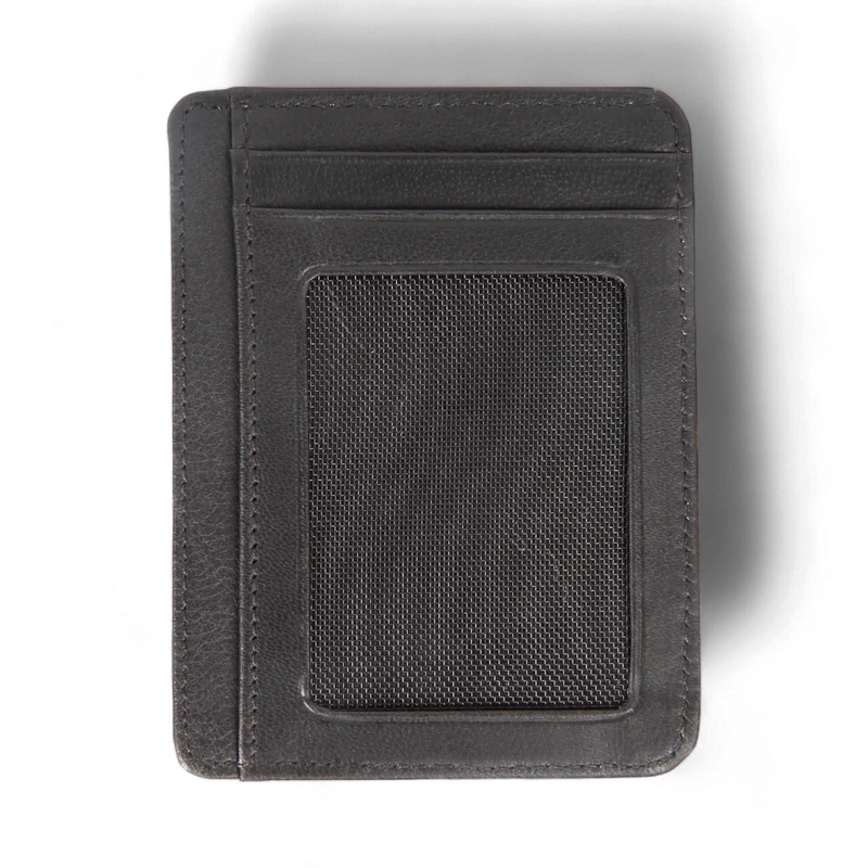 ELAN – Executive Basic Card Holder | Black Nappa Leather
