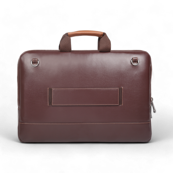 ELAN Slim 16-Inch Laptop Bag with Sleeve – Brown