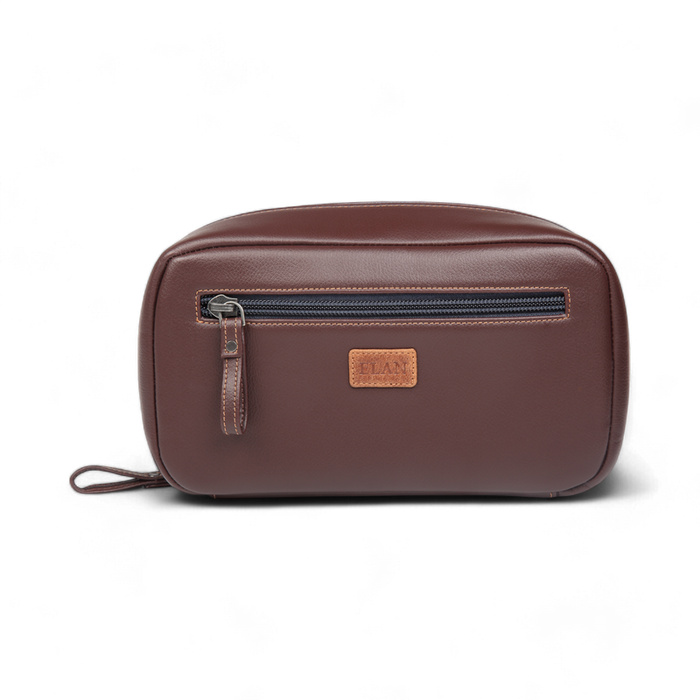 ELAN – Foam Tech Pouch – Compact Organizer for Cables, Chargers & Accessories (Brown)