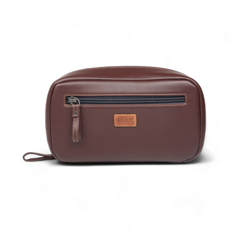 ELAN – Foam Tech Pouch – Compact Organizer for Cables, Chargers & Accessories (Brown)