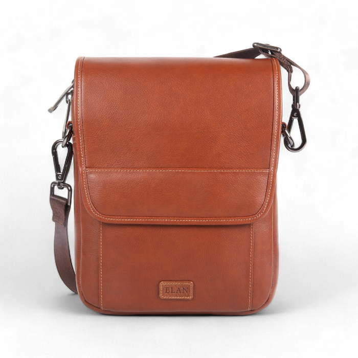ELAN – Foam Shoulder Bag with Flap - Tan