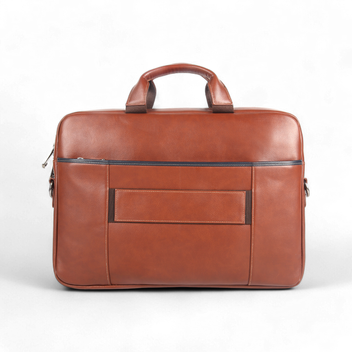 ELAN – Foam Executive Bag – Slim Professional Laptop Case with Padded Protection (Tan)