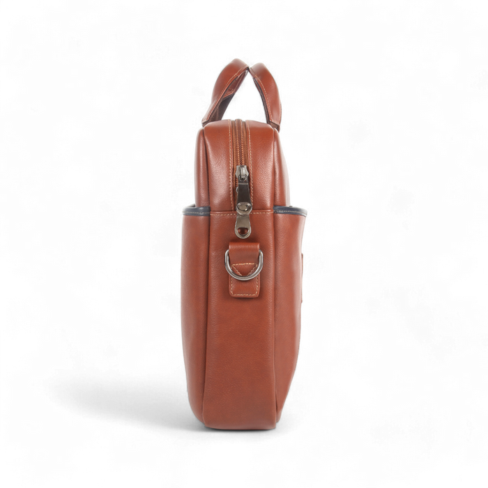 ELAN – Foam Executive Bag – Slim Professional Laptop Case with Padded Protection (Tan)