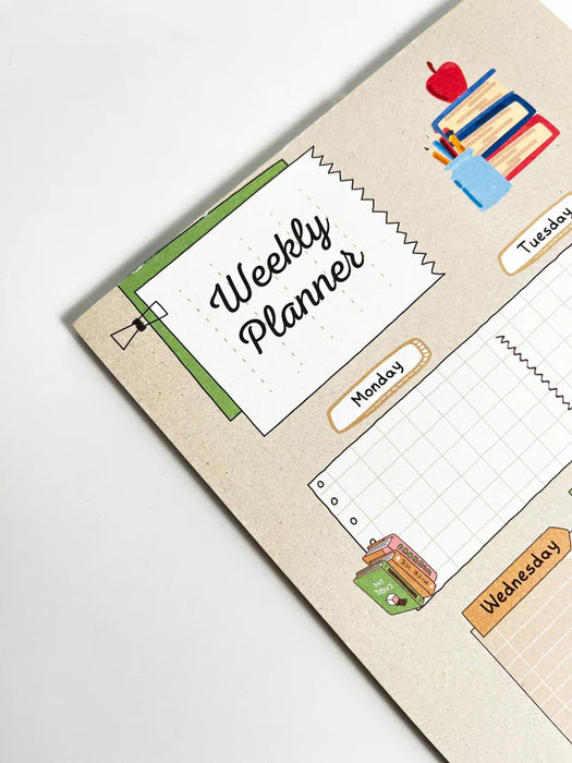 Numic A5 Notepad – Weekly Planner | Eco-Friendly Desk Pad