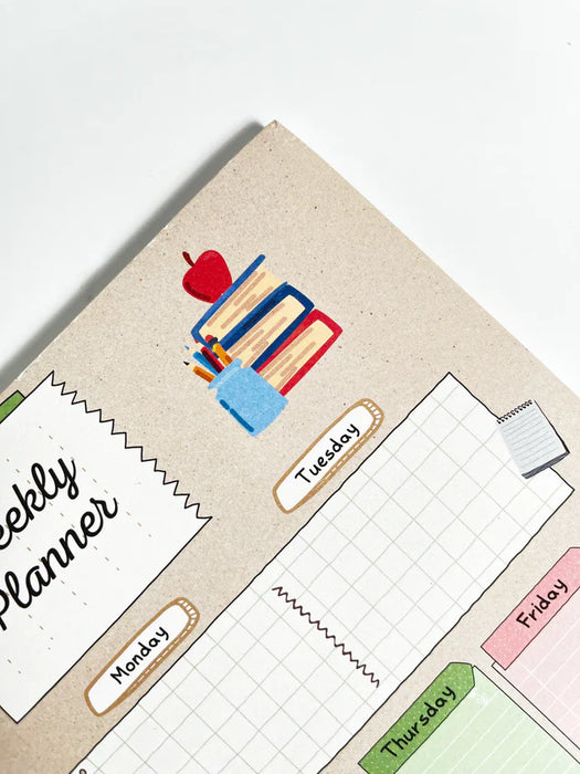 Numic A5 Notepad – Weekly Planner | Eco-Friendly Desk Pad