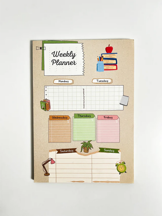 Numic A5 Notepad – Weekly Planner | Eco-Friendly Desk Pad
