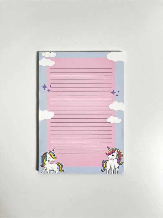 Numic A5 Notepad – Unicorn Sky | Ruled A5 Pad