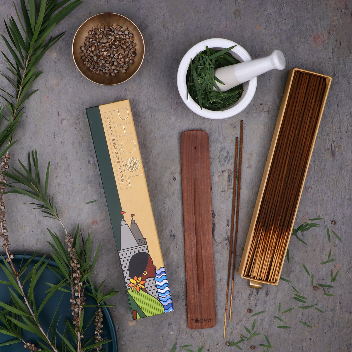 PHOOL - Natural Incense Sticks - Tea Tree — Mango