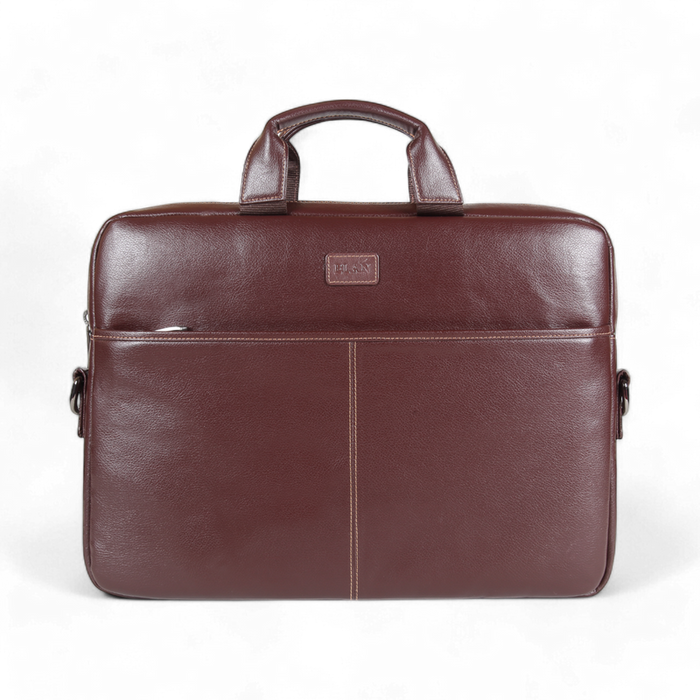 Elan Slim Foam Laptop Bag – Lightweight & Protective Work Companion – Brown