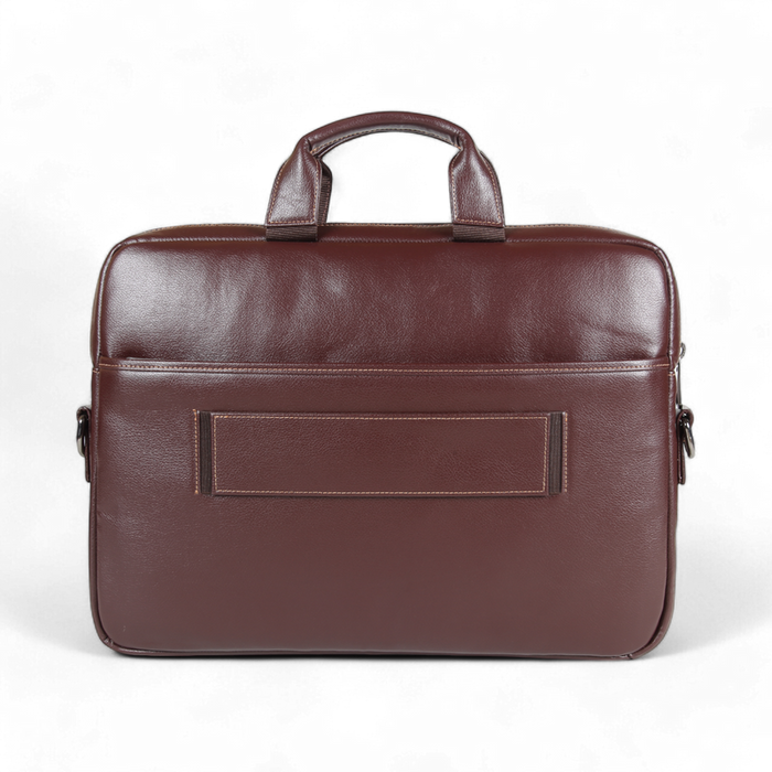 Elan Slim Foam Laptop Bag – Lightweight & Protective Work Companion – Brown