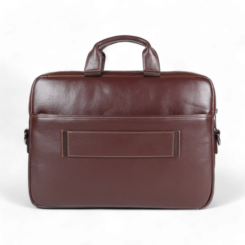Elan Slim Foam Laptop Bag – Lightweight & Protective Work Companion – Brown
