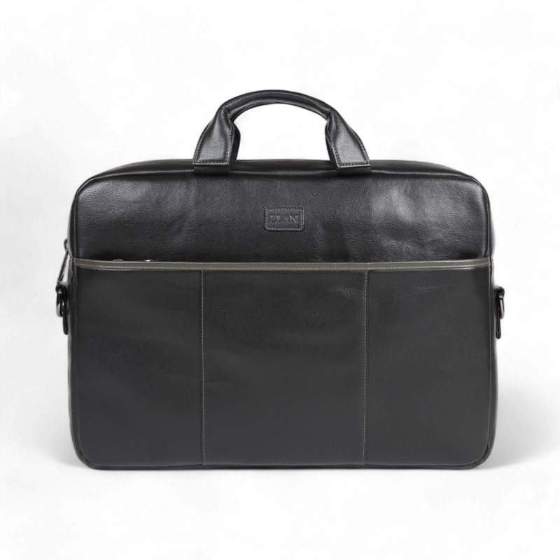 ELAN – Foam Executive Bag – Slim Professional Laptop Case with Padded Protection (Black)