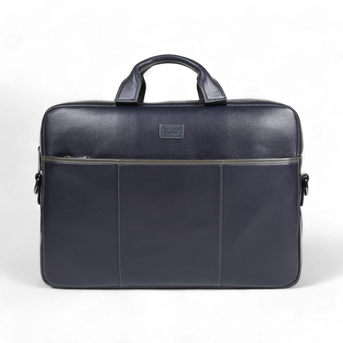 ELAN – Foam Executive Bag – Slim Professional Laptop Case with Padded Protection (Blue)