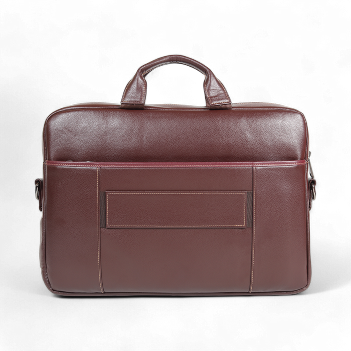 ELAN – Foam Executive Bag – Slim Professional Laptop Case with Padded Protection (Brown)