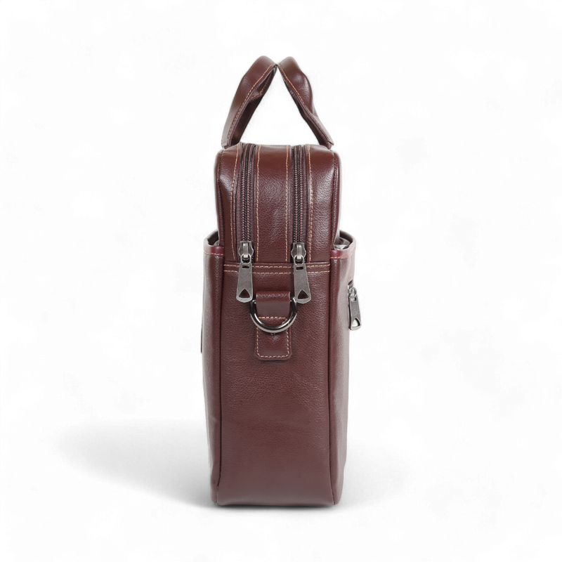 ELAN - Foam Business Bag – Lightweight Office Laptop Carrier for Professionals (Brown)