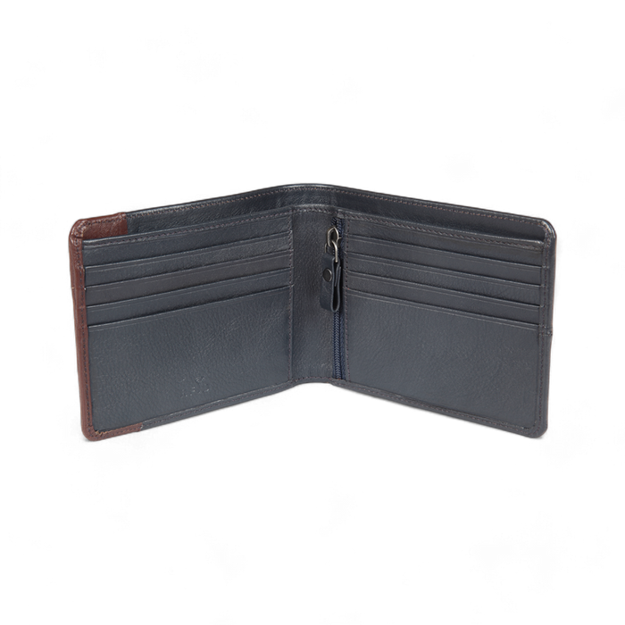 Elan – Classic Bifold Wallet with Zipper Coin Pocket