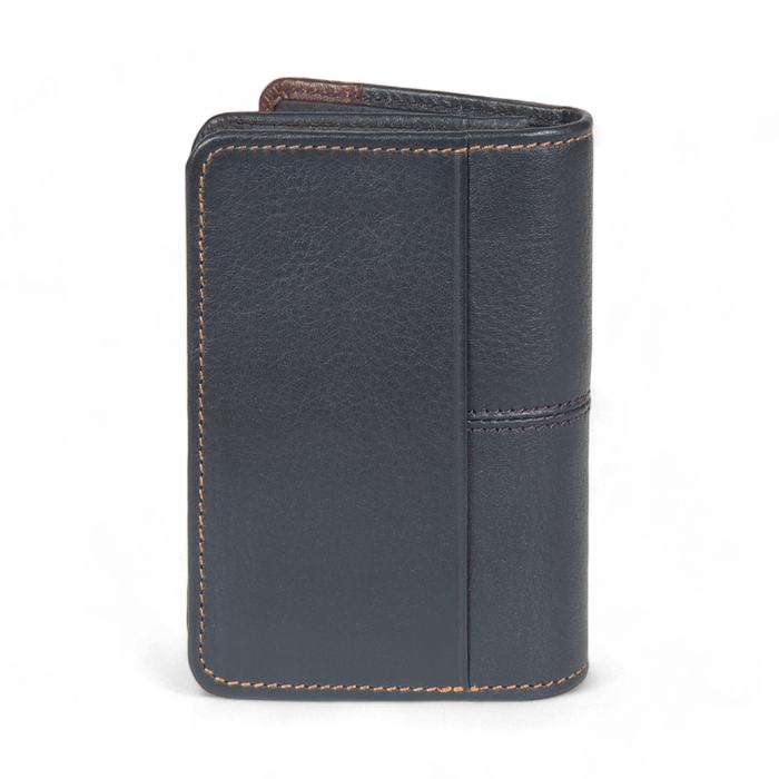 ELAN – Premium Sleek Leather Business Card Holder - Blue