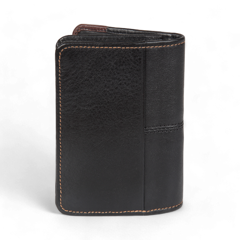 ELAN – Premium Sleek Leather Business Card Holder - Black