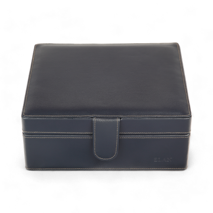 ELAN 6-Watch Case – Eco-Friendly Vegan Organizer for Daily Use (Blue)