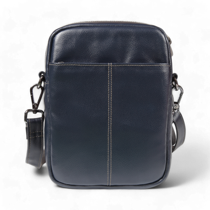 ELAN – Foam Shoulder Bag with Zip Closure - Blue