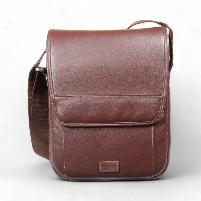 ELAN - Foam Shoulder Bag with Flap - Brown
