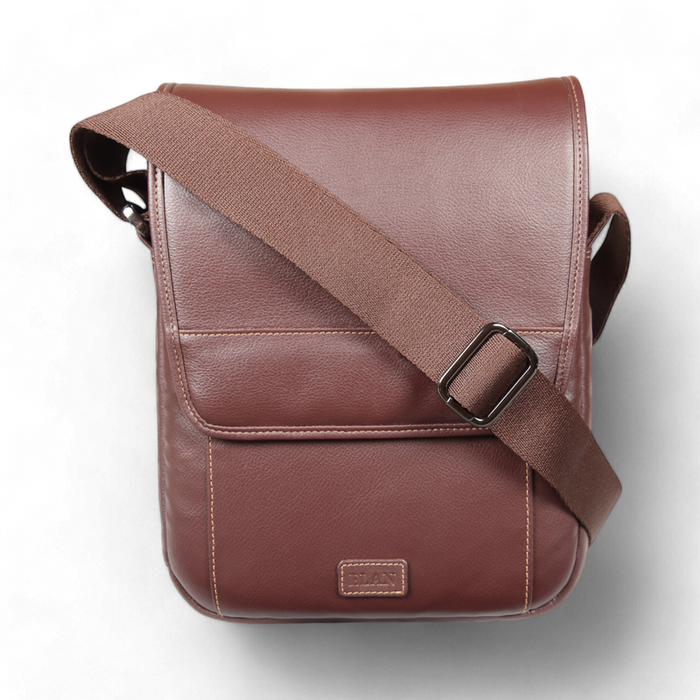 ELAN - Foam Shoulder Bag with Flap - Brown