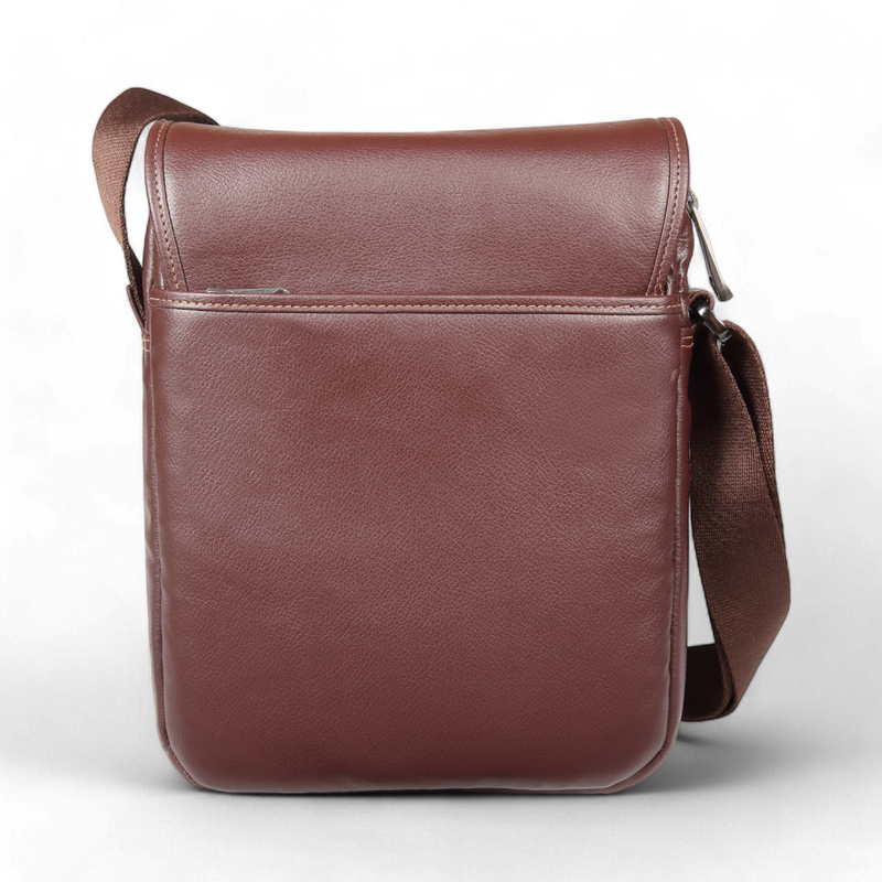 ELAN - Foam Shoulder Bag with Flap - Brown