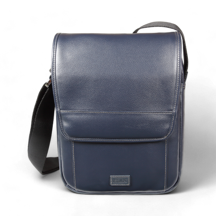 Elan – Foam Shoulder Bag with Flap - Blue