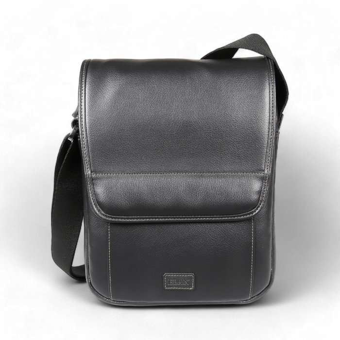 ELAN - Foam Shoulder Bag with Flap - Black