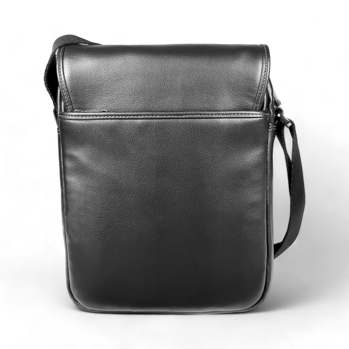 ELAN - Foam Shoulder Bag with Flap - Black