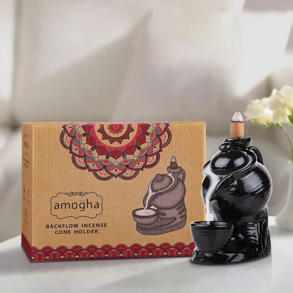 IRIS Amogha Backflow Incense Cone Holder – Tea Pot