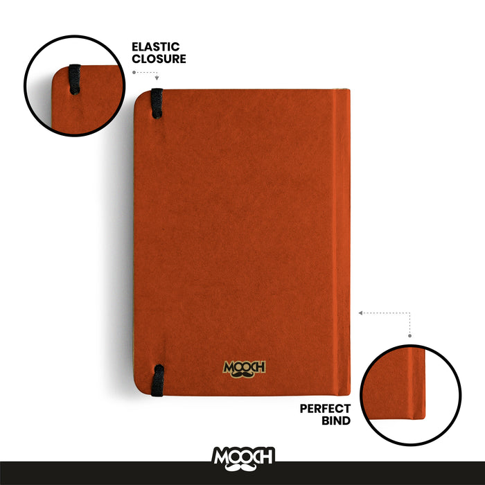 MOOCH – I Was Created to Create A5 Diary | Buff Cartridge Paper | 120 GSM